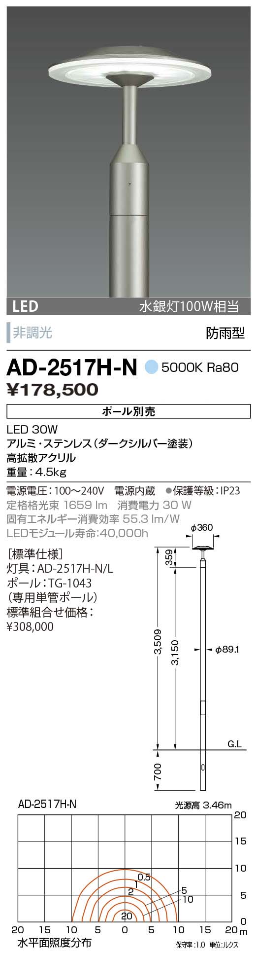 年末のプロモーション大特価! 山田照明 エクステリア LEDバリー